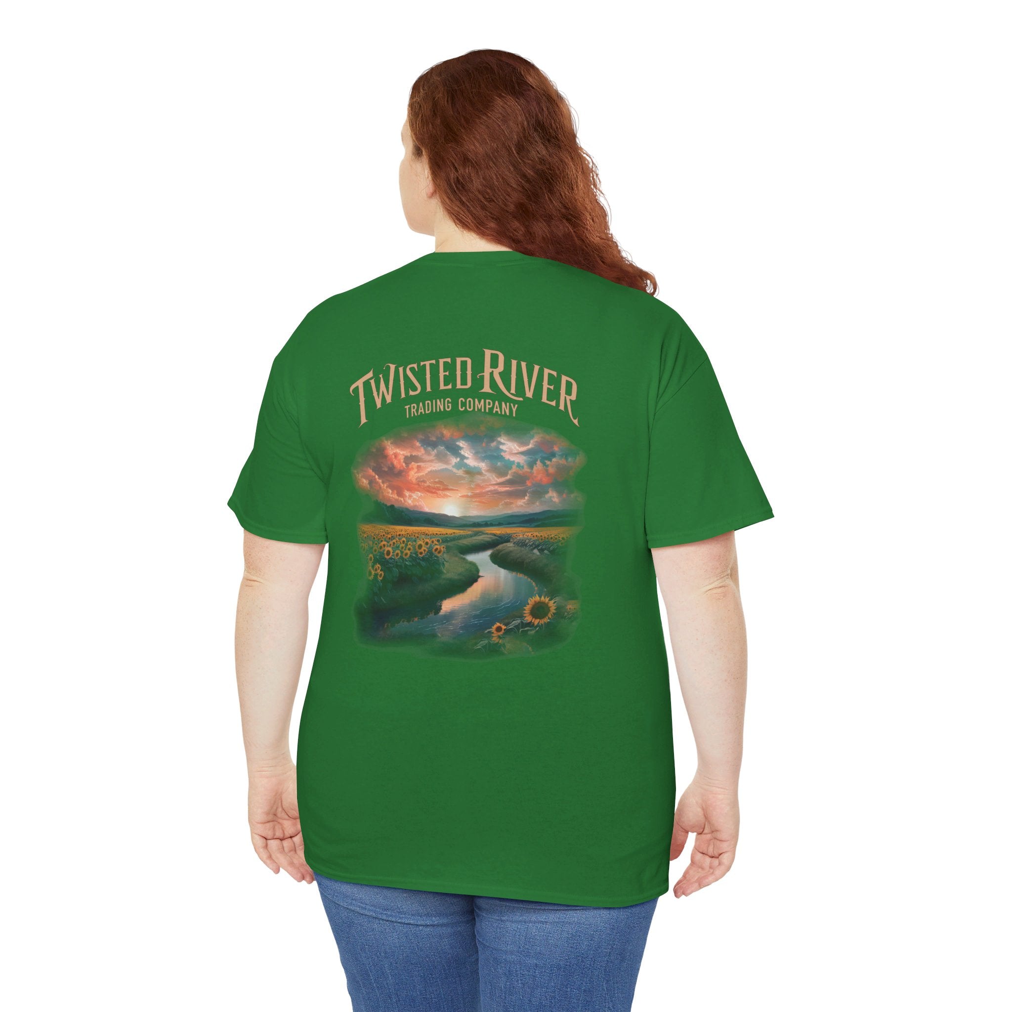 Twisted River Sunset Serenity Heavy Cotton Tee