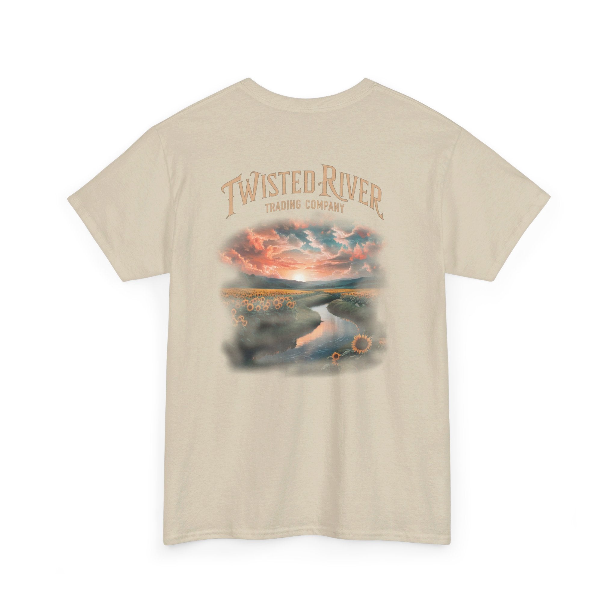 Twisted River Sunset Serenity Heavy Cotton Tee