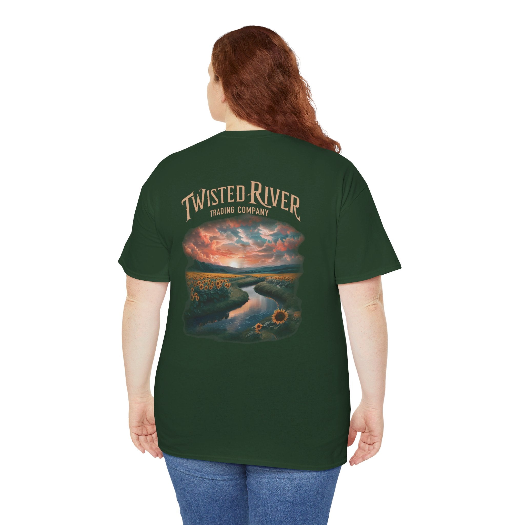 Twisted River Sunset Serenity Heavy Cotton Tee