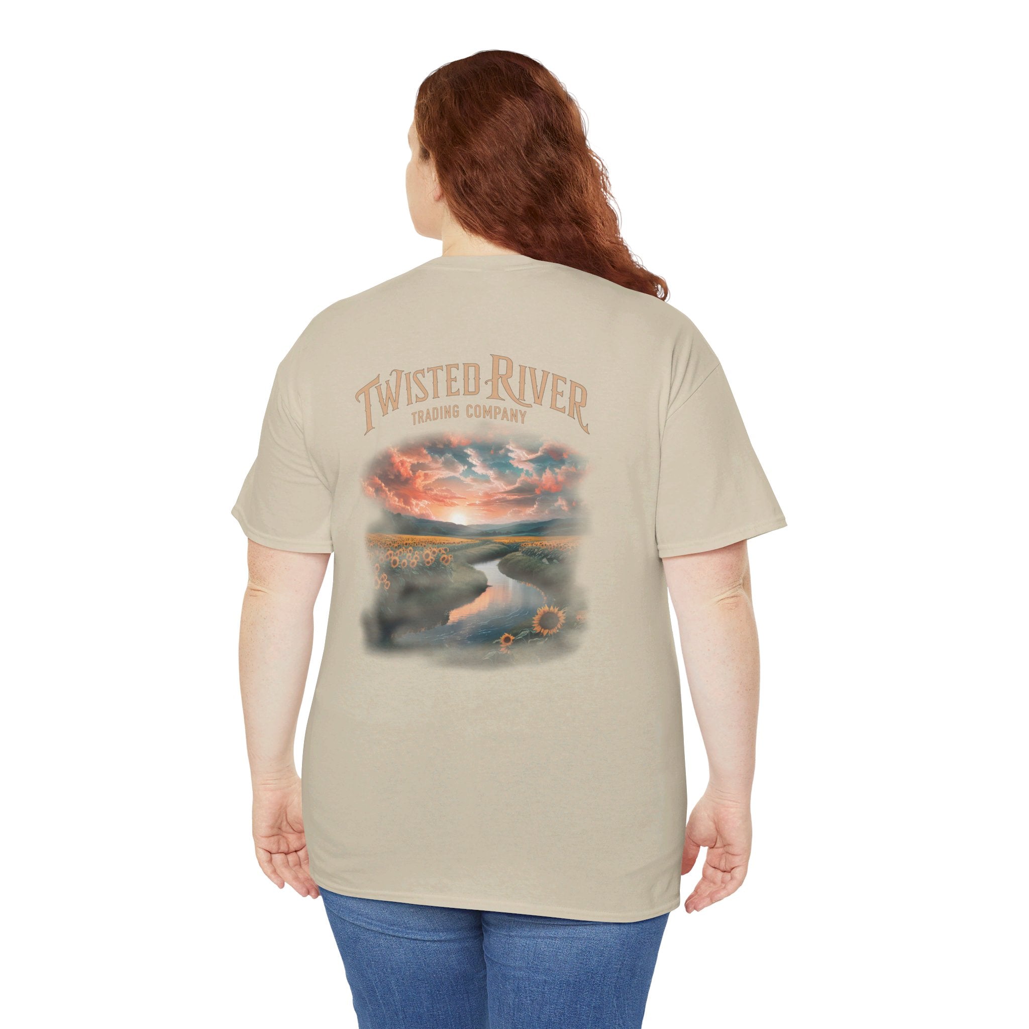 Twisted River Sunset Serenity Heavy Cotton Tee