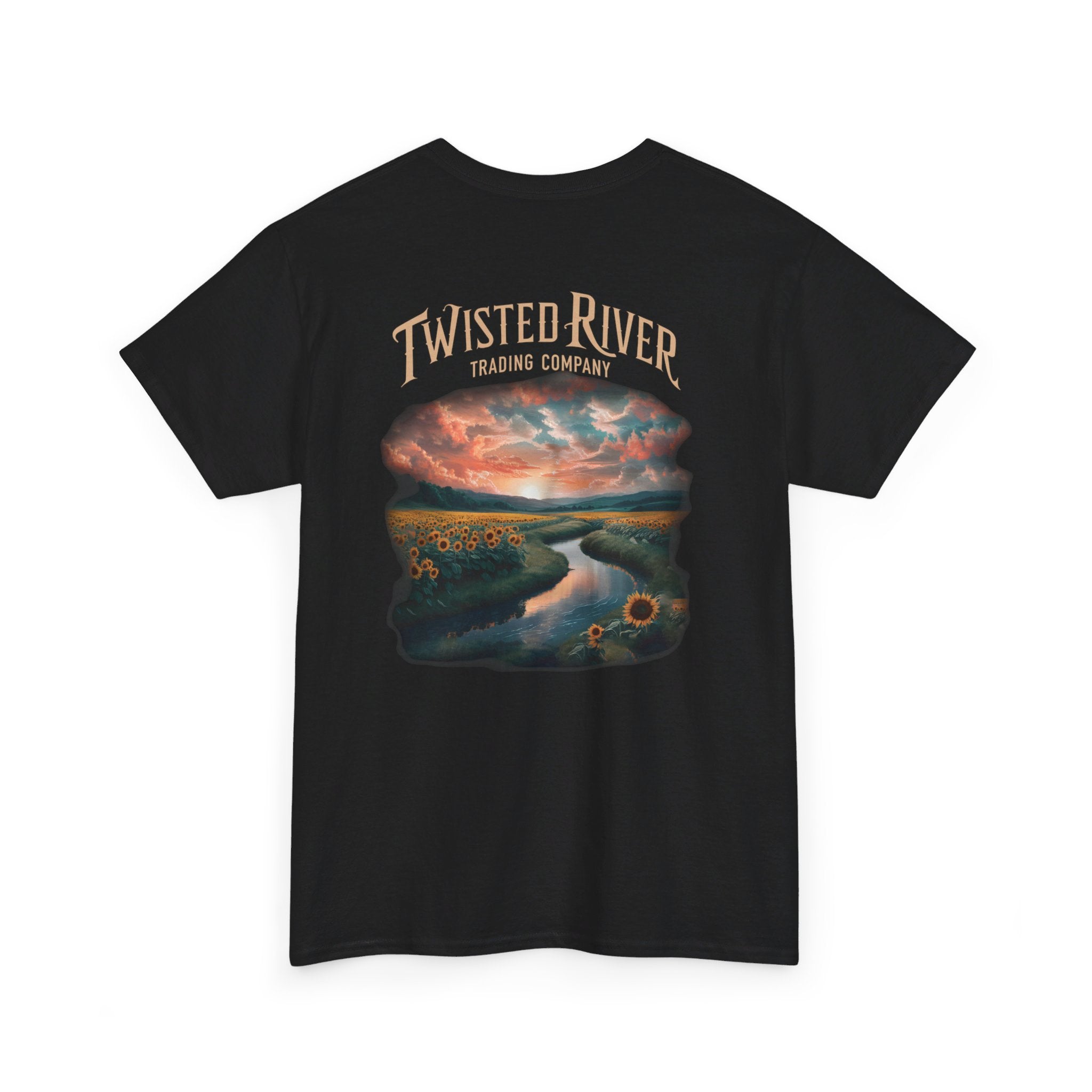 Twisted River Sunset Serenity Heavy Cotton Tee